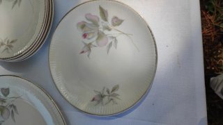 Set Piatti Porcellana Vintage Rose