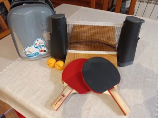 Set di racchette e rete da ping pong Artengo