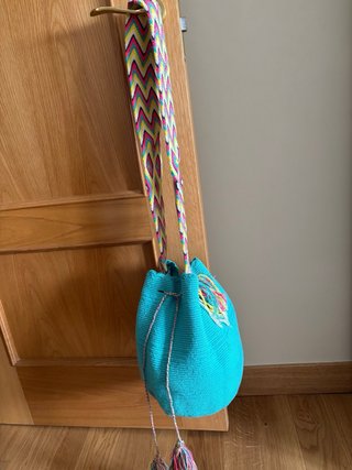 Bolso Wayuu Colombiano Tejido Multicolor