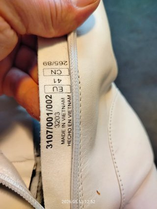 Botines Esti Piel Crema Cordones Talla 41