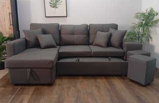 Sofá Cama Chaiselong, ·Poufs ̈, Arcon, ¡Oferta!