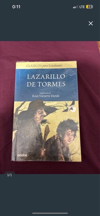 Libro Lazarillo de Tormes