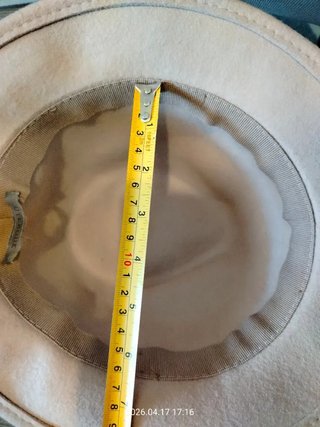 Sombrero Fedora Uterqüe - 100% Lana - Beige/Crema