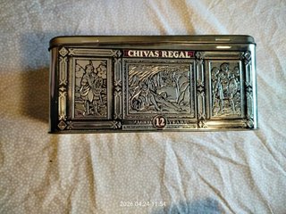 Lata Decorativa Chivas Regal Vintage
