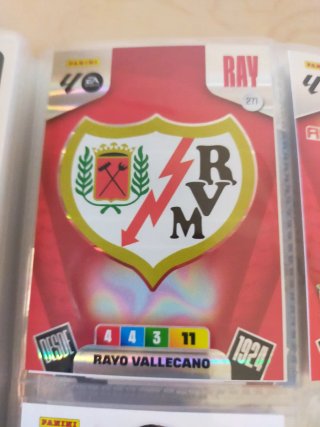 Carta Adrenalyn XL Rayo Vallecano