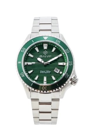 Reloj Gant Waterville Plateado y Verde