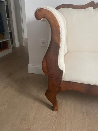 SOFA ANTIGUO DE NOGAL