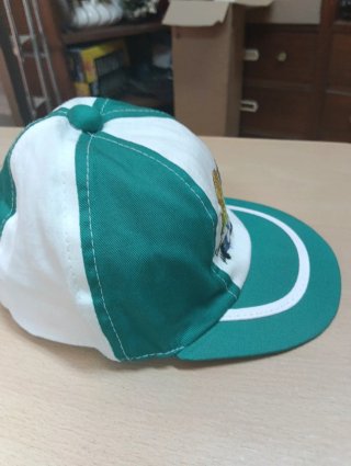 Gorra Infantil Retro Verde y Blanca