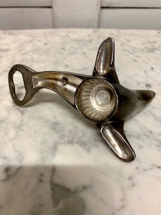 Abridor de botellas vintage de foca