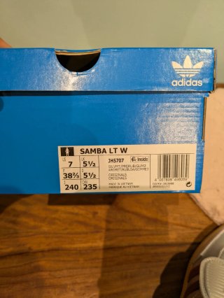 Zapatillas Adidas Samba Plata y Rojo