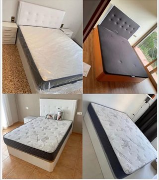Colchón y canapé nuevos