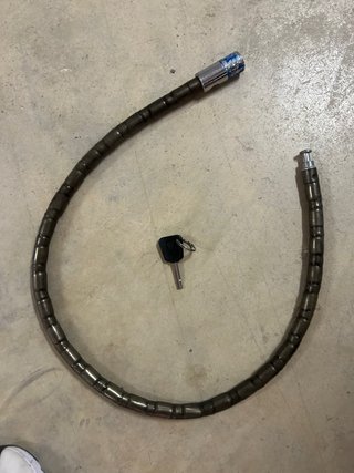 Piton seguridad moto/bici + 2 llaves