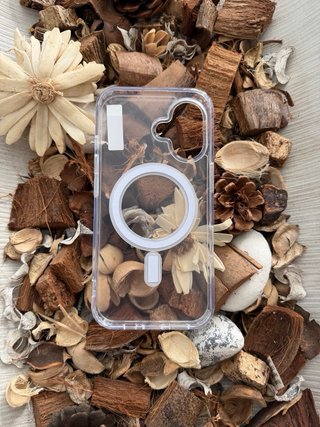 Funda iPhone 16 Transparente MagSafe