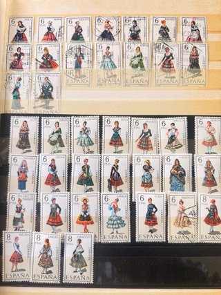 Colección de sellos variados