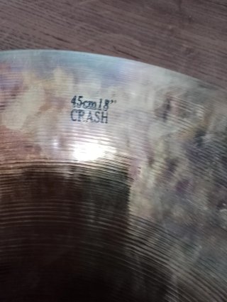 Plato batería percusión Crash 18"