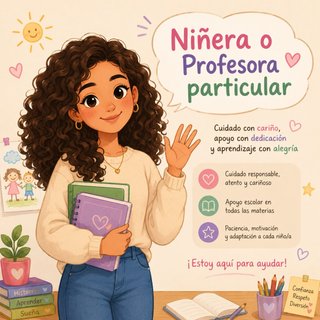 Profesora particular o niñera