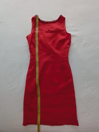 Vestido Zara T-S con piedras - joya cuello