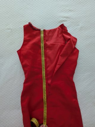 Vestido Zara T-S con piedras - joya cuello