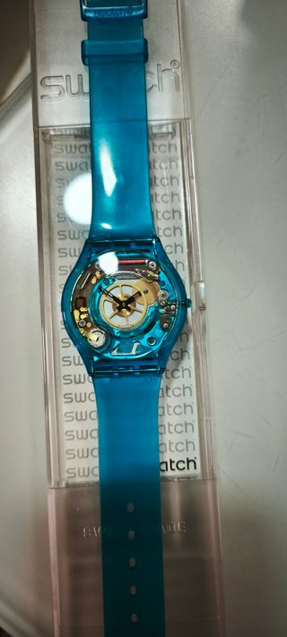 Reloj Swatch Mujer Extraplano Azul