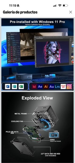 Intel NUC 11 Performance Mini PC i7-1165G7