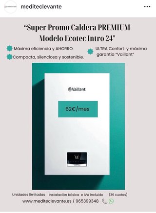 Caldera Vaillant Ecotec Intro 24 Premium