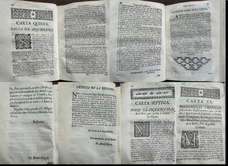 LIBRO 1753 CARTAS ERUDITAS Y CURIOSAS - 1ª EDICIÓN