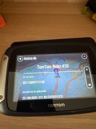 Tomtom Rider 410 GPS con soporte y funda