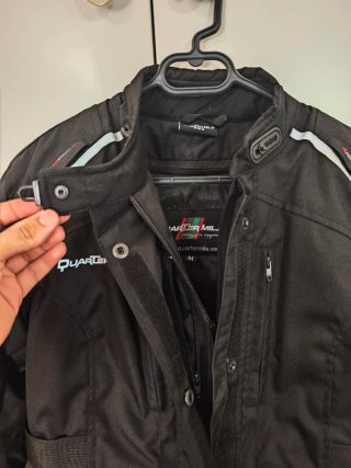 Chaqueta Moto Negra Mujer Quartermile