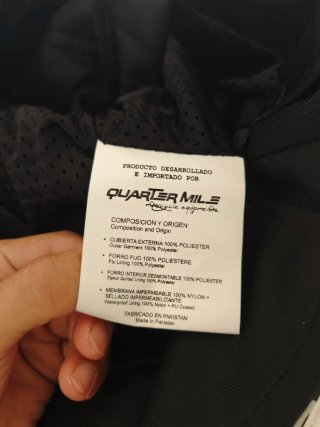Chaqueta Moto Negra Mujer Quartermile