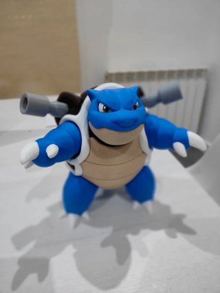 Figura Blastoise Impresa 3D
