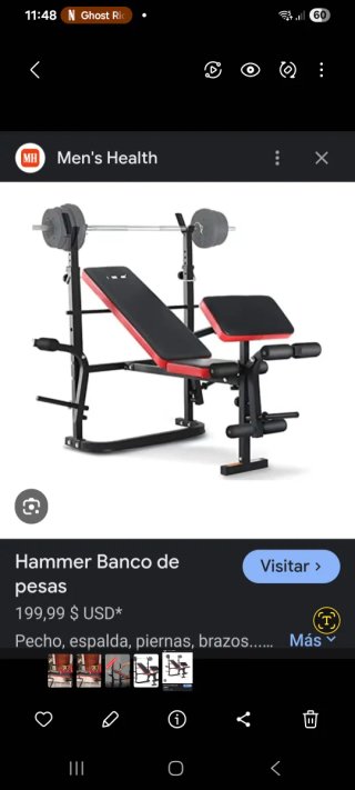 Aparato de pesas multifunción.. nuevo..