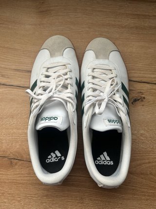 Adidas VL Court Talla 43 Blanco/Verde