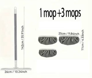 Set mopa atrapa polvo y gamuzas nueva