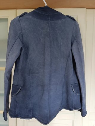 Chaqueta elástica azul Talla S
