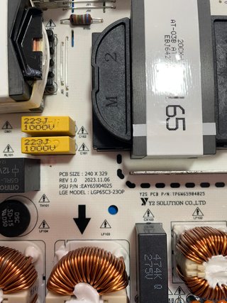TV  LG OLED65C46LA DESPIECE.