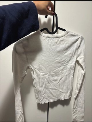 Bershka Crop Manga Larga XS