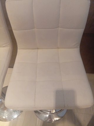 Sillas Altas Cocina Blancas precio del conjunto20€