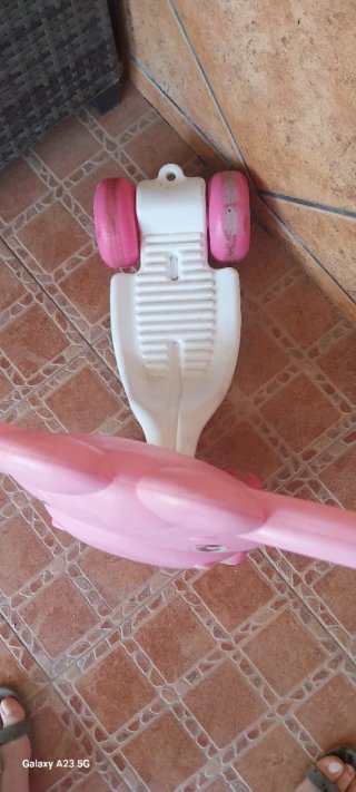 Patinete Jirafa Rosa Niña