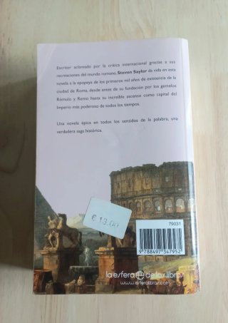 Roma : la novela de la antigua Roma