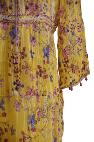 Vestido DERHY estampado floral boho