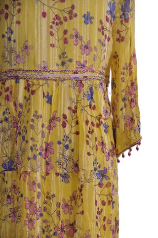 Vestido DERHY estampado floral boho