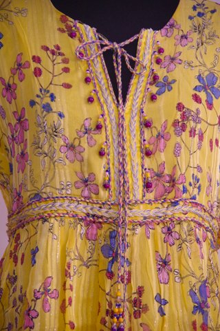 Vestido DERHY estampado floral boho