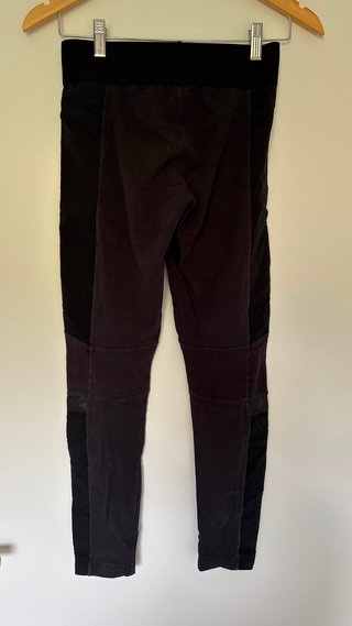 Mallas negras de tejido combinado Adidas talla S