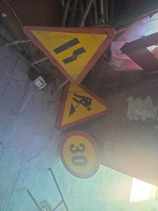 Señales de obras y tráfico