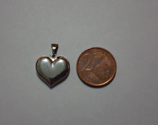 Colgante Corazón Vintage Plata y Esmalte