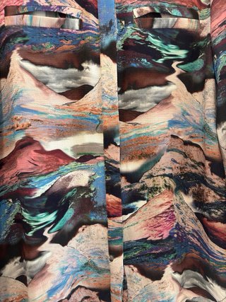 Camisa Adolfo Dominguez Estampada Multicolor