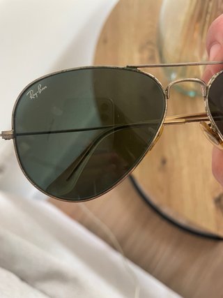 Gafas Ray-Ban Aviator Plata y Negro hombre