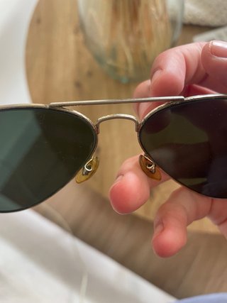 Gafas Ray-Ban Aviator Plata y Negro hombre