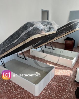 Canapé abatible nuevo cama individual  90
