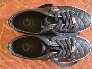 Zapatillas Guess Mujer Talla 40 Negro/Dorado